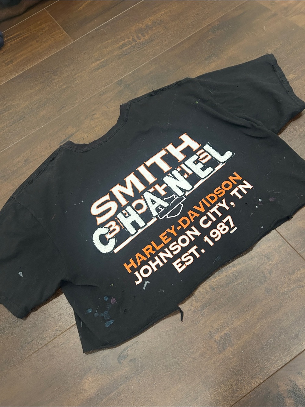 Harley Davidson patched shirt